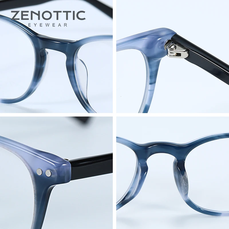 Зеноттические очки, оправа для женщин, ацетат, близорукость, прозрачные Линзы для очков, оптические оправы для очков, очки по рецепту, аксессуары BT3024