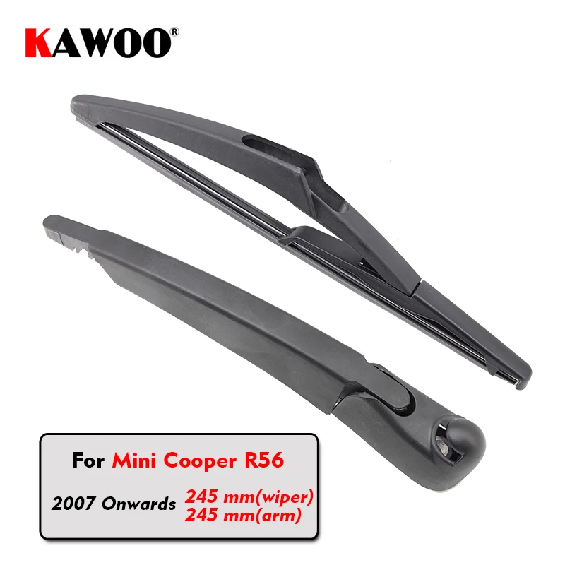 KAWOO Car Rear Wiper Blades Back Window Wipers Arm For Mini Cooper R56