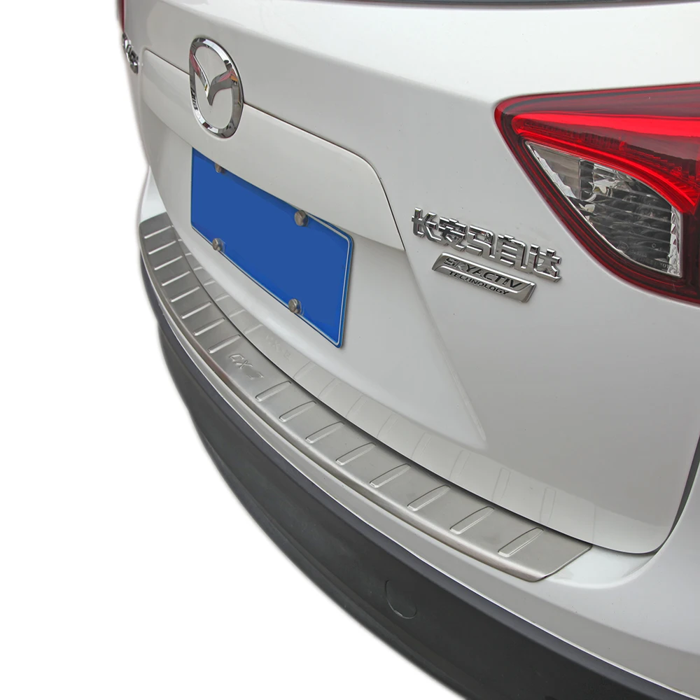 KOUVI High Quality Stainless Steel Inner Rear Bumper Protector Sill