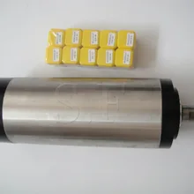 24000 об/мин Диаметр 80 мм, ER16 1.5KW водяного охлаждения мотор шпинделя 4 подшипник для фрезерный станок с ЧПУ+ полный набор 10 пьесек ER 16