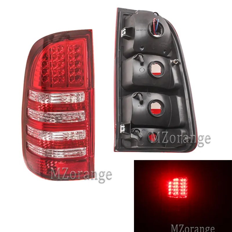 

MZORANGE Left /Right Lamp Rear Brake Tail Light FOR TOYOTA HILUX VIGO Pickup 2005-2011 Taillamp Rear Taill Light Red