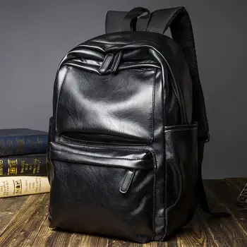 

stacy bag 073016 hot sale man leather backpack student school bag