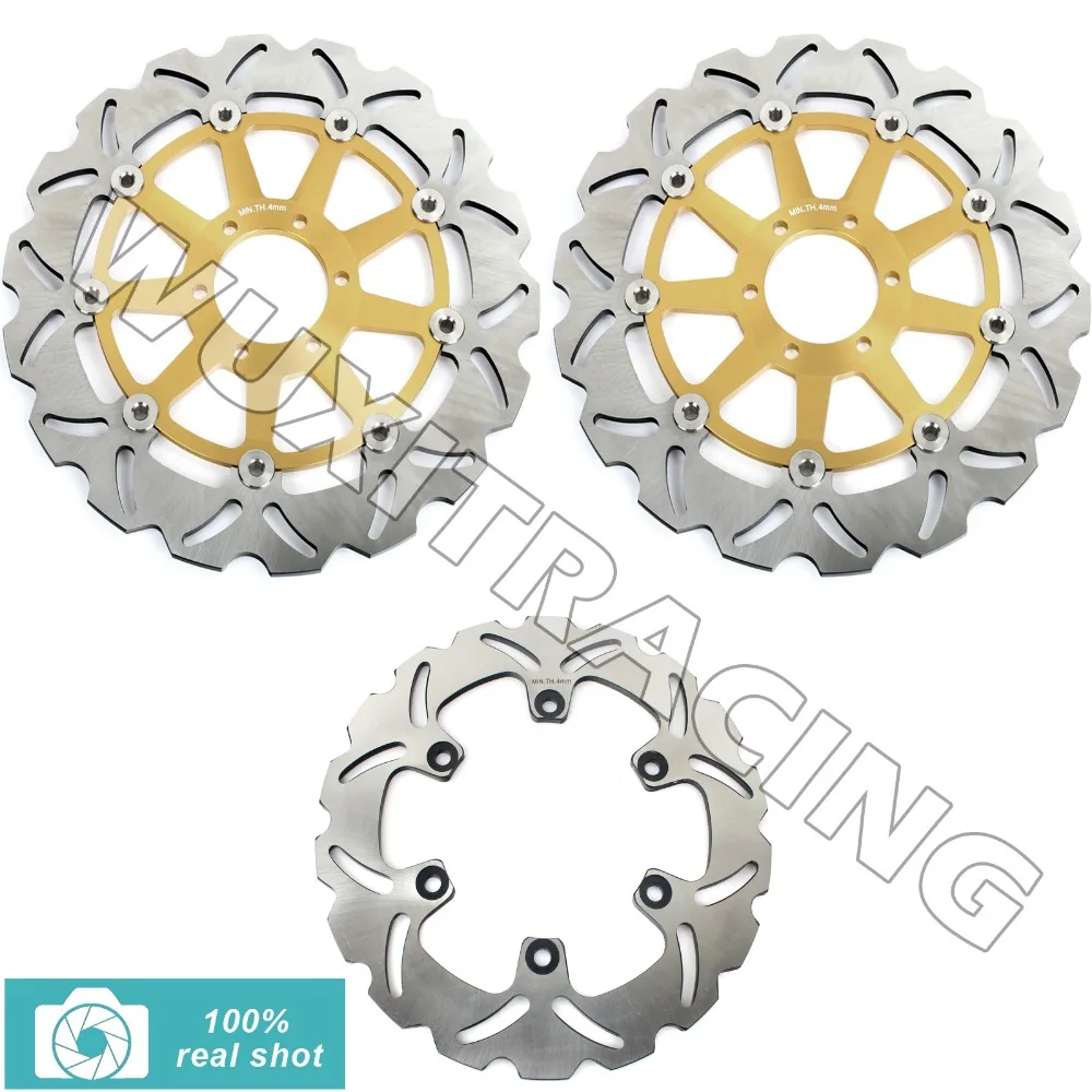 Front Rear Brake Discs Rotors for Yamaha XJR 400 95 00 FZR /R 600 89 95
