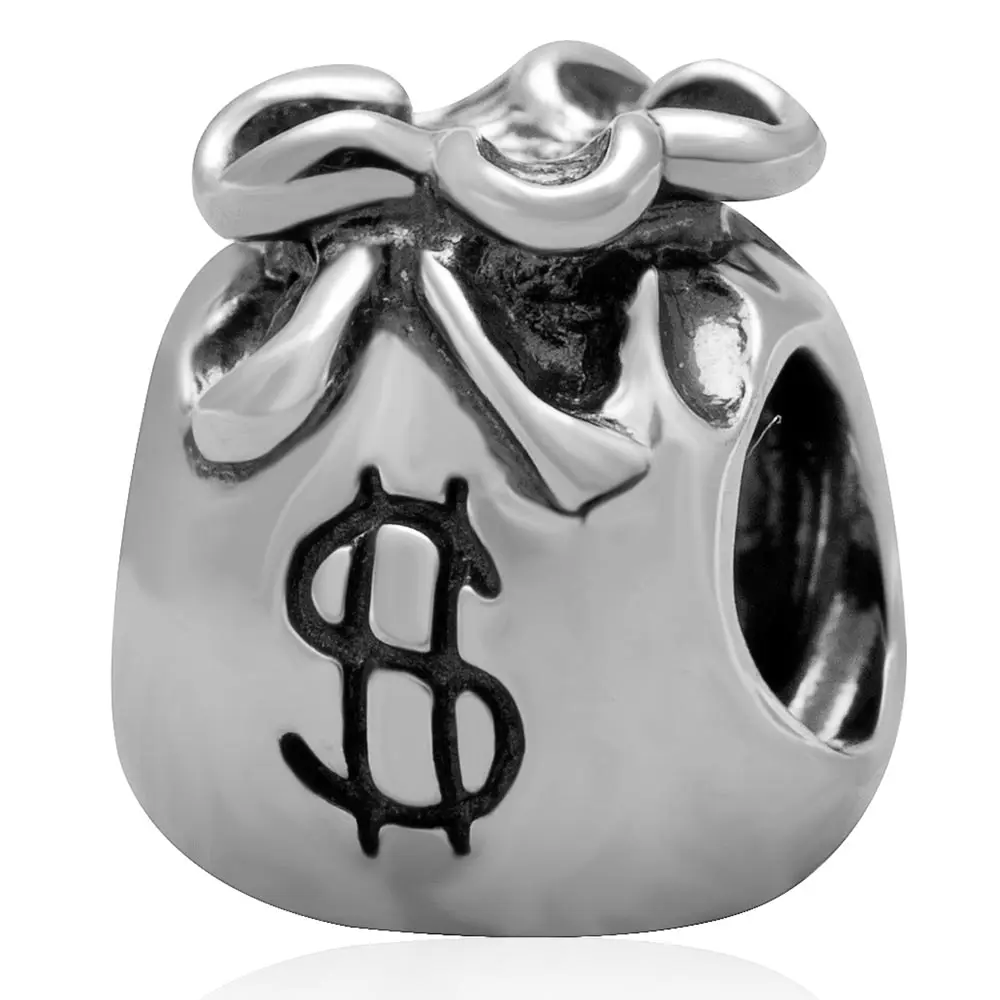 New DIY Dollar purse Charms Original 100 Authentic 925 Sterling Silver