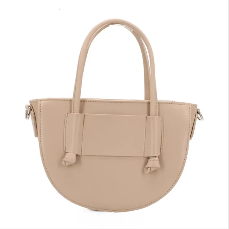 

women handbag with top-handle half-moon shoulder bag for ladies PU leather small crossbody messenger bag female long strap