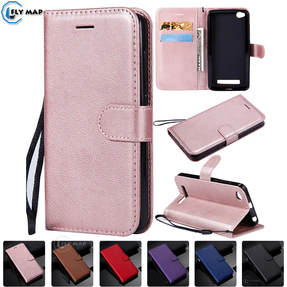 Wallet Case For Xiaomi Redmi 4A A4 Flip Mobile Phone Leather Cover Box For  Xiaomi Redmi 4 A Redmi4A TPU Silicone Protector Bag