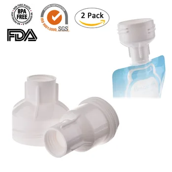 

New 2 PCS/Set Breast Milk Storage Pouch Pump Twist Adapter drop shipping