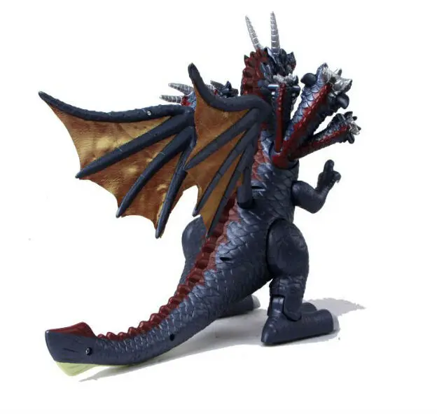 High-tech Seven heads Dinosaur Toy Jurassic world electric dinosaur toys Tyrannosaurus rex plastic dinosaur model 2