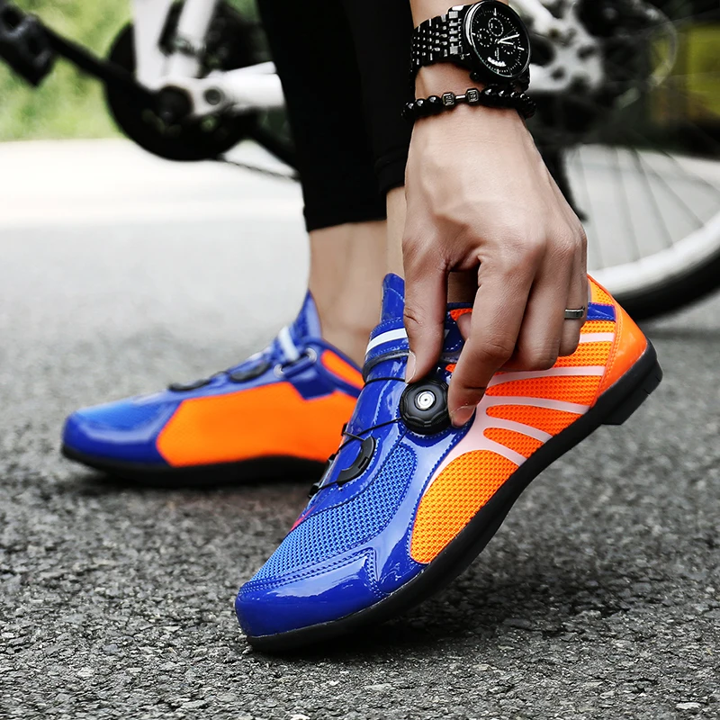 Amantes de la bicicleta de carretera profesional zapatos MTB bicicleta zapatos auto-bloqueo transpirable ciclismo zapatos ultraligero deporte bicicleta zapatillas Amantes de la bicicleta de carretera profesional zapatos MTB bicicleta zapatos auto-bloqueo transpirable ciclismo zapatos ultraligero deporte bicicleta zapatillas