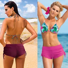 Пикантные Для женщин бикини Одежда заплыва пляжная трусики Купальники для малышек краткое Нижнее Бельё для девочек Одежда заплыва Мужские Шорты для купания