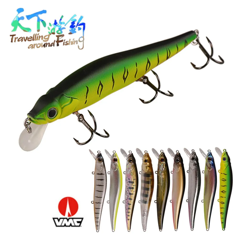 

TAF Fishing Lures 11cm 13.7g Hard Pencil Bait Floating 1.0nm Carp Fishing Lure with France VMC Hook ABS Plastic Wobblers Pesca