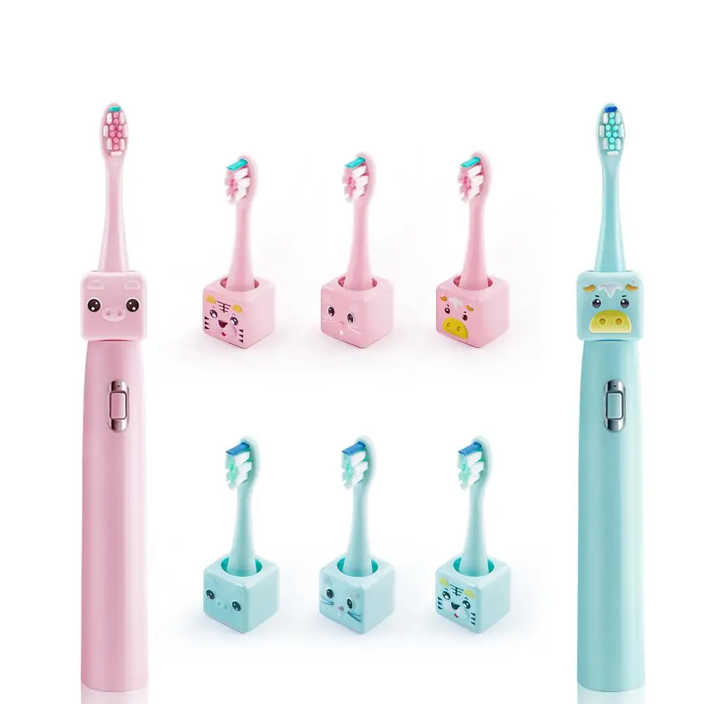

Ultrasonic Waterproof Children's Cartoon Electric Toothbrush Baby Effective Protection Tooth Electric Training Toothbrush