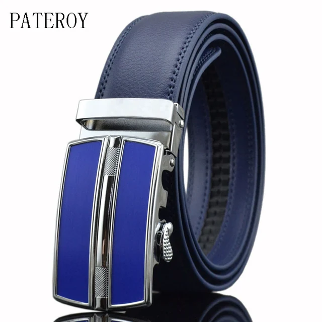 blauwe leren riem heren blauwe leren riem heren