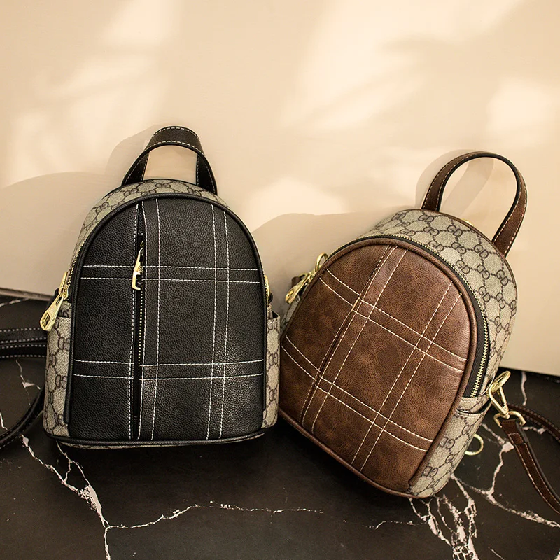 

Fashion Girl School Backpack female 2018 new ladies shoulder bag female travel bag soft leather fashion casual backpack