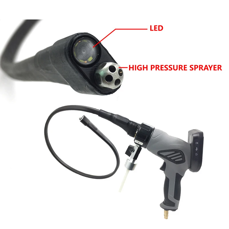Водный пистолет Aircon Cleaner Videoscope Автомойка видео эндоскоп визуальный кондиционер
