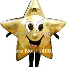 Талисман комиксов Золотая звезда костюм талисмана Пользовательские нарядное платье косплей мультфильм Mascotte костюм карнавальный костюм праздничный костюм