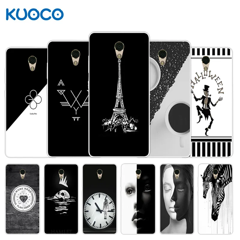 Силиконовый чехол для Lenovo Vibe P2 Phone B &amp W дизайнерская задняя крышка P 2 прозрачный