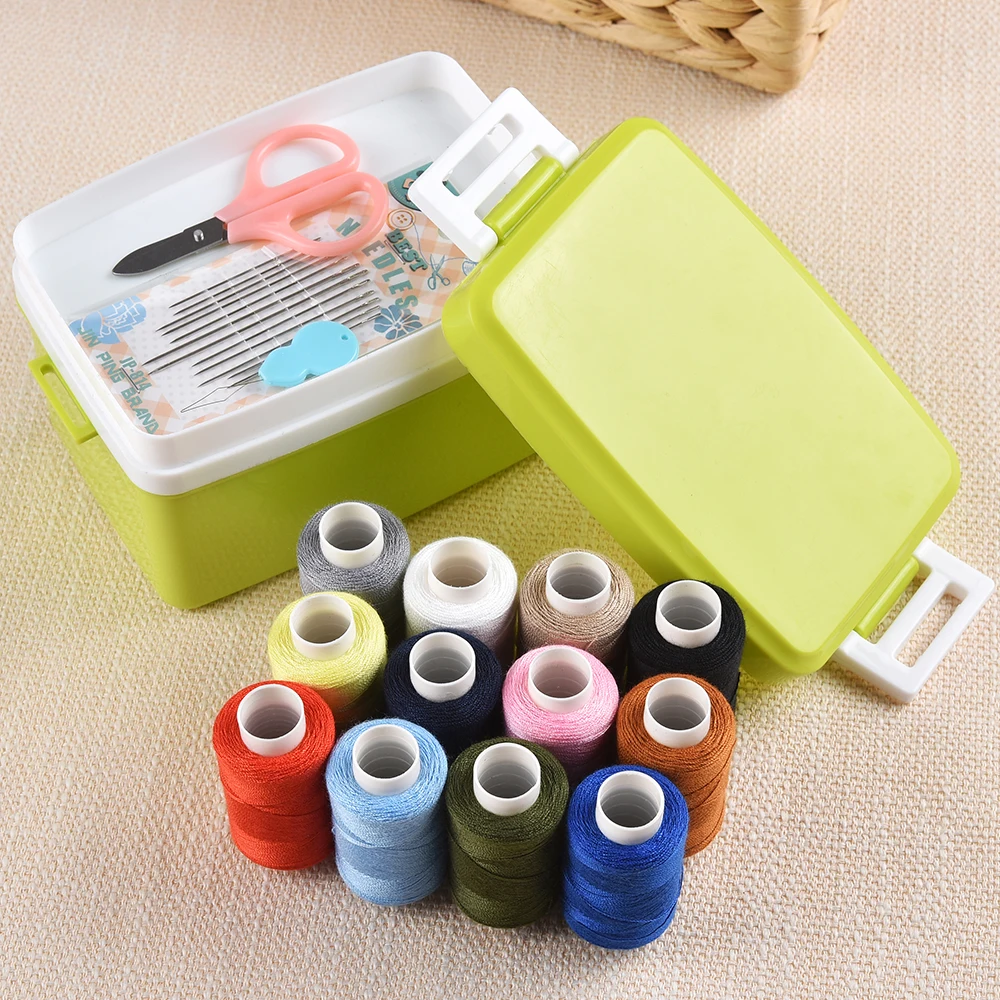 

Household sewing box set thread large special storage Durable but not bad