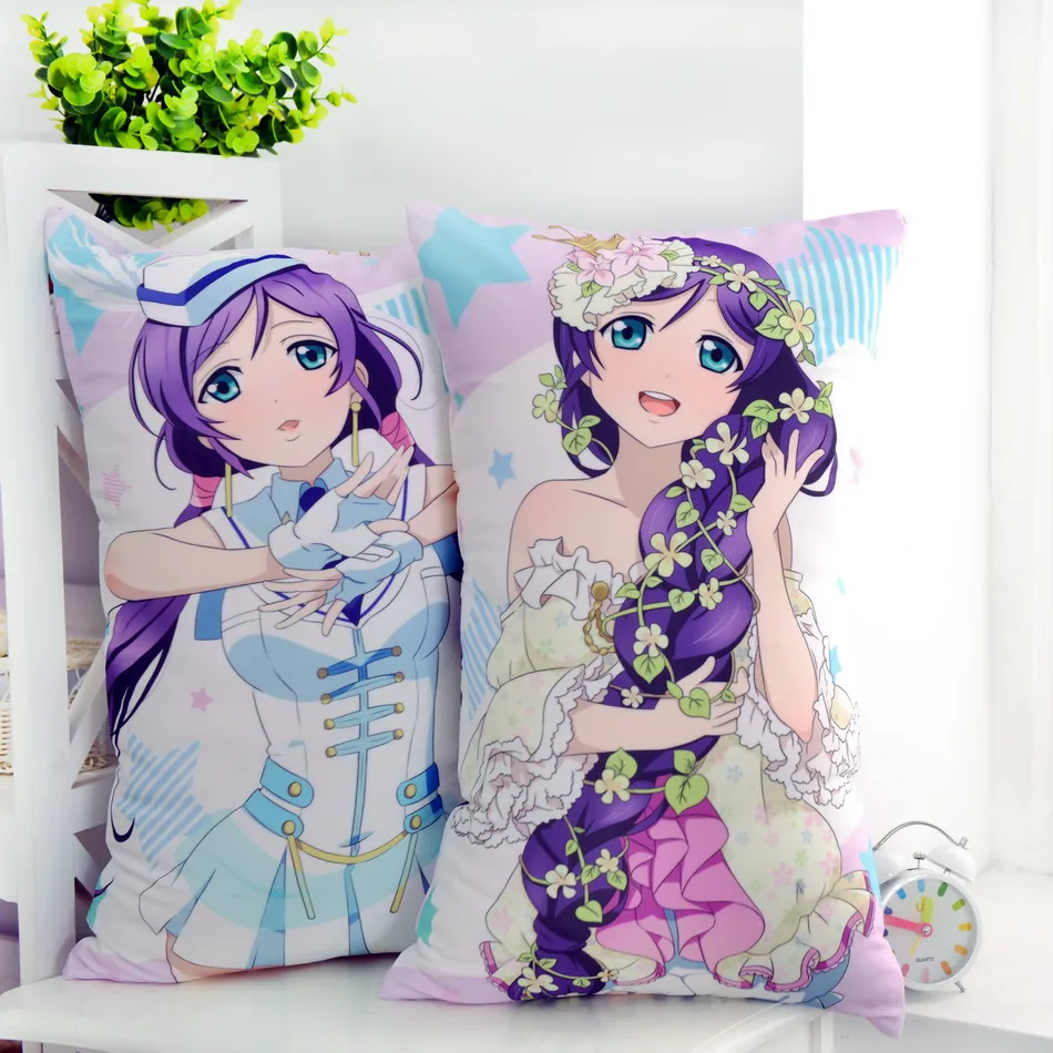 Японская аниме Love Live Tojo Nozomi обнимающая подушка для тела на спине Милая мультяшная