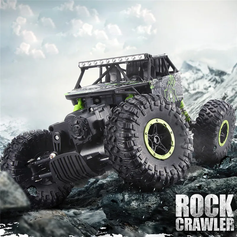 

2018 Hot Wheels 1/18 2.4GHZ 4WD Radio Remote Control Off Road RC Car ATV Buggy Monster Truck Wood Toy For Children B2
