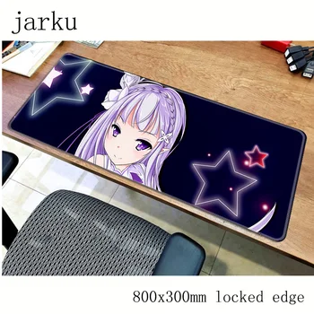 

re zero pad mouse computador gamer mause pad 800x300X2MM padmouse big Customized mousepad ergonomic gadget office desk mats