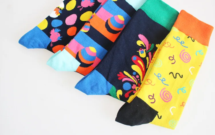 12 пар Happy Socks шведский народная Стиль Для мужчин Для женщин эксклюзивные носки хлопковые носки с индивидуальным дизайном Meias женский