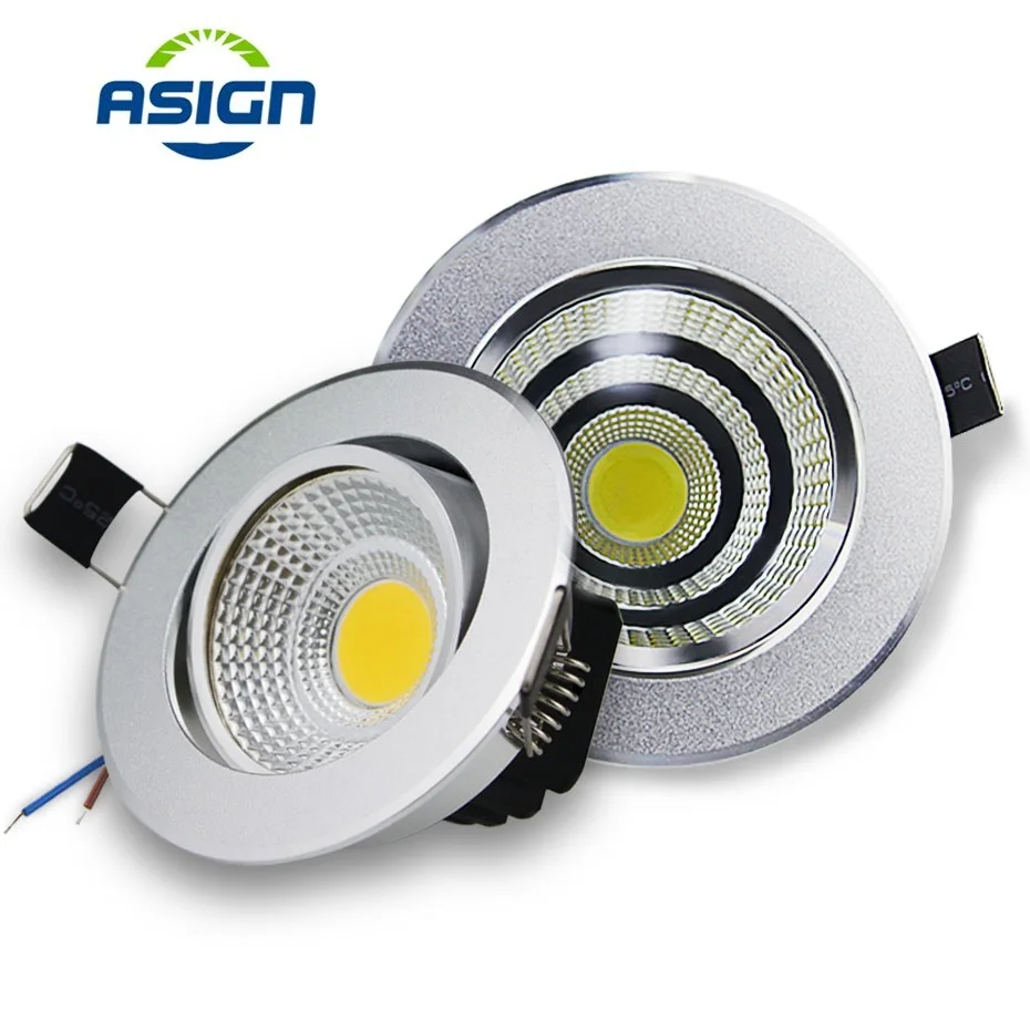 

Led Ceiling Downlight 5W 10W 20W Dimmable Led Downlights 220V Led Ceiling Downlight Led Dimmable AC85-265V Aluminum Spot Light