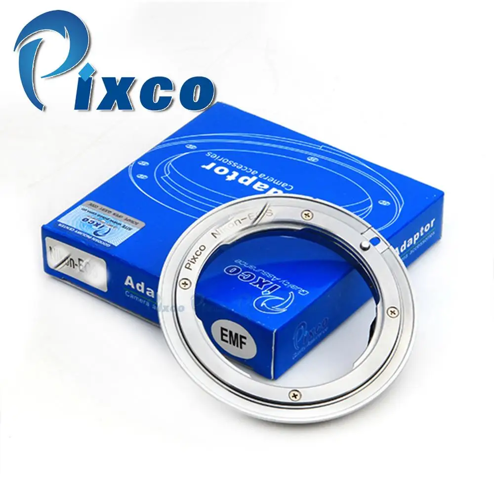 Pixco AF Confirm Non-autofocus Lens Adapter Suit For Nikon Lens to Canon 7D Mark II 5D Mark III 5D Mark II 5D 7D 70D 60D Camera