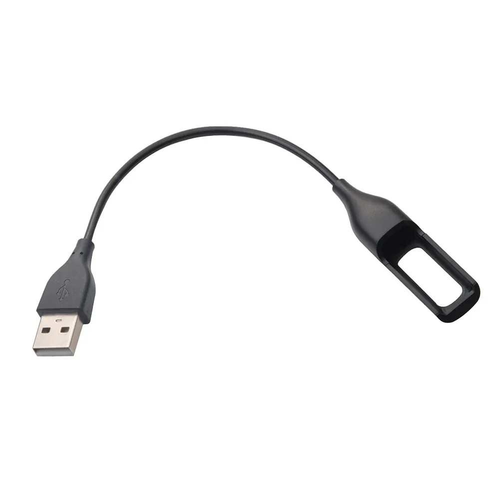 

Portble USB Smart Wristband Charger Cable Black Charging Sync Cable Cord For Fitbit Flex Wireless Activity Wristband