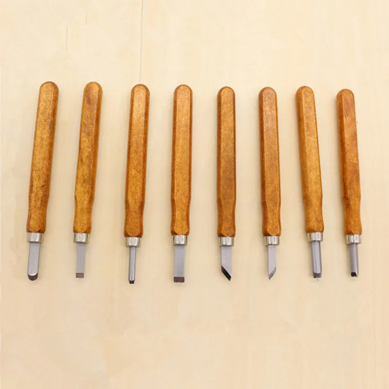 Buy 8 Pcs/Set Wood Handle Scalpel Tools Wood Carving