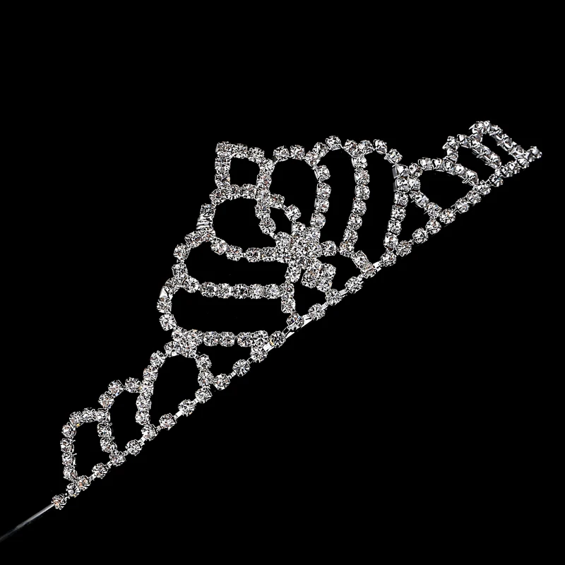 Fashion Women Head Chain Jewelry Metal Rhinestone Headband Head Piece Hair Ba TD
