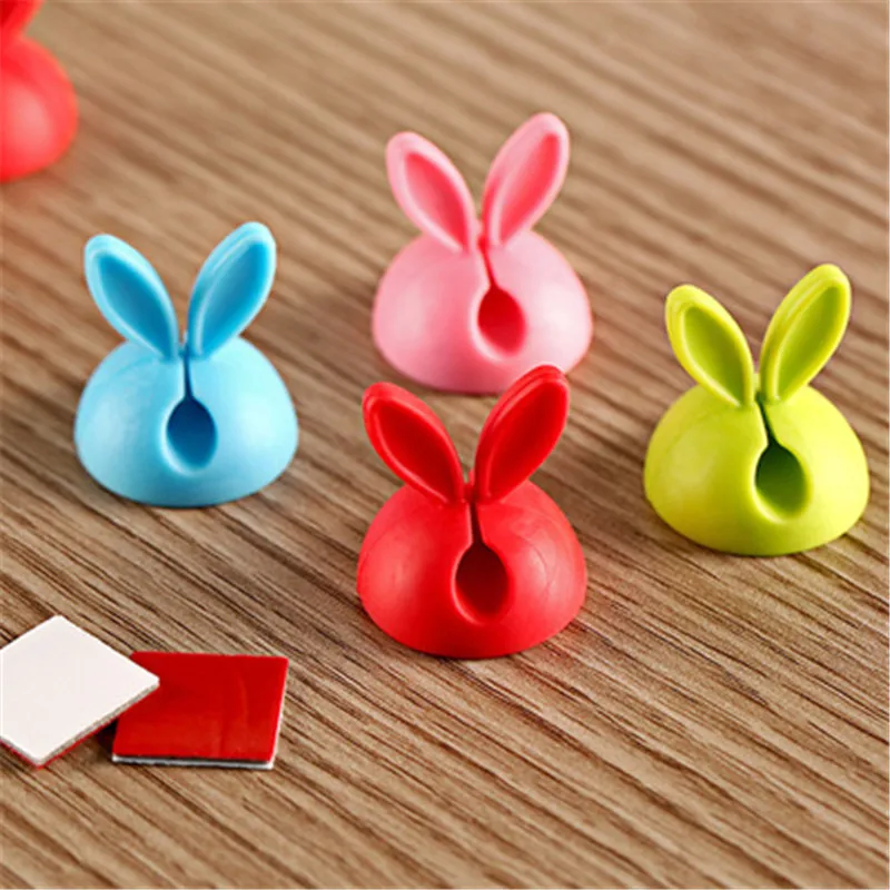 SIANCS-2PCS-Cute-Rabbit-Clip-Earphone-Cable-Winder-Bobbin-clamp-protector-USB-Cable-Ties-Organizer (5)