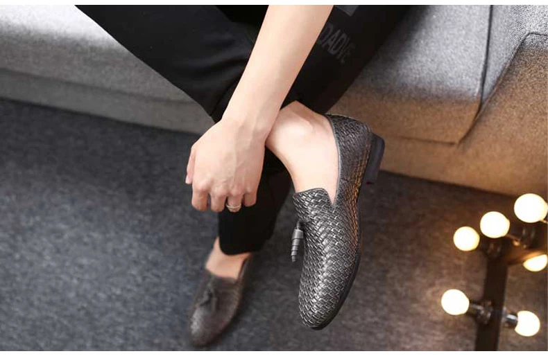 Men's Casual Shoe Mens Shoes Casual Pu Leather Mens Shoes Casual Luxury Men Loafers Moccasins Men Loafers Leather Casuals        (5)
