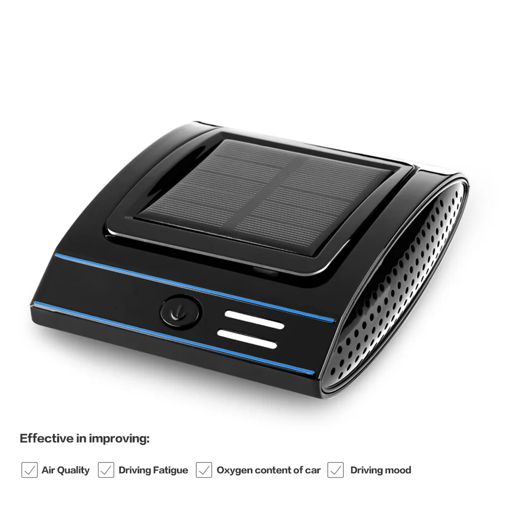 Solar energy home car dual use air purifier aromatherapy machine car