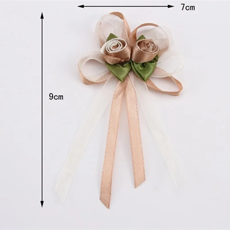 10 шт. DIY ленточный цветок для носки украшения цветок и Одежда Аксессуары для свадебных украшений ribon цветок