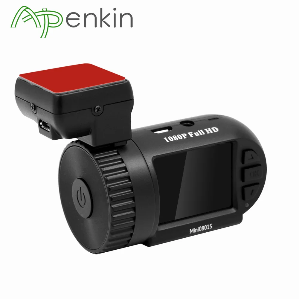 Arpenkin Mini 0801S Автомобильный видеорегистратор 1080P 30fps H.264 WDR Cyclic GPS DVR видео