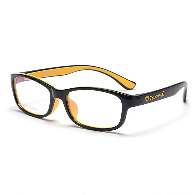 5042 детские оптические очки, оправа унисекс, Детские солнечные очки по рецепту, очки для защиты глаз, оправа, очки для глаз - Цвет оправы: Цвет: желтый