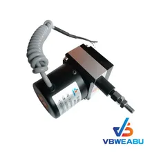 Ультра маленький датчик перемещения проволоки 0-1000 мм вытяжной канат линейка 0-1 м 0-10 в выходной сигнал напряжения