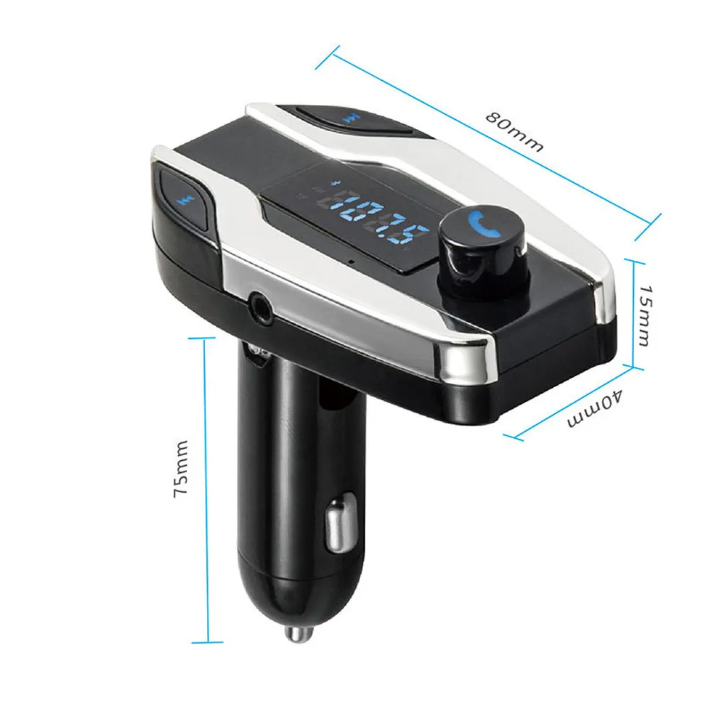 Bluetooth Автомобильный X7 комплект Handsfree FM передатчик Радио MP3 плеер USB зарядное устройство SD TF MMC lcd пульт дистанционного управления автомобиль-Стайлинг@ 012
