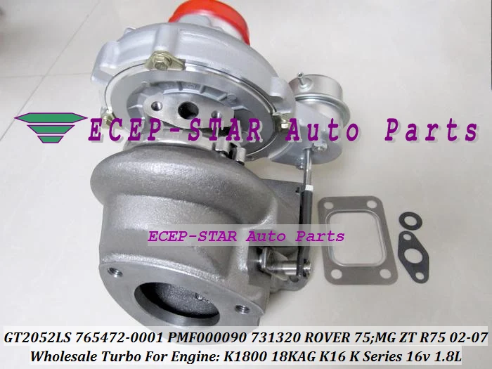 GT2052LS PMF000090 731320-5001S 765472-0001 Turbo Turbocharger For ROVER 75 2002 MG ZT R75 2002-05 K16 K Series 16v K1800 18KAG 1.8L (2)