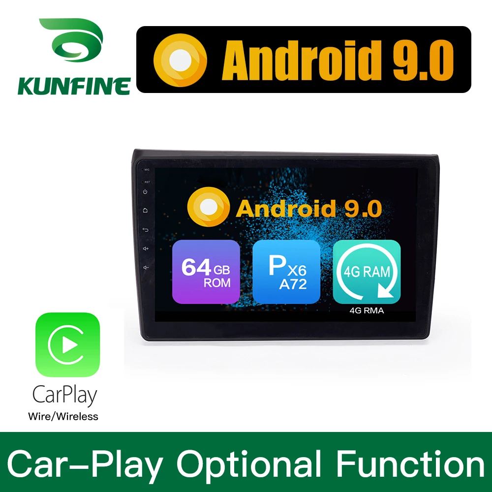 Android 9 0 Ram 4G Rom 64G PX6 Cortex A72 автомобильный DVD GPS мультимедийный плеер стерео для Hyundai