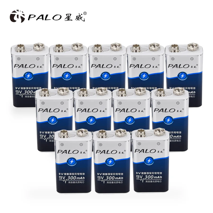 Meilleur D origine PALO 12 pcs lot uper Alcaline Modèle 9 v 6F22 1604 s Heavy Duty Batterie Batteries pour Appareil Photo Jouets À Distance contrôleur