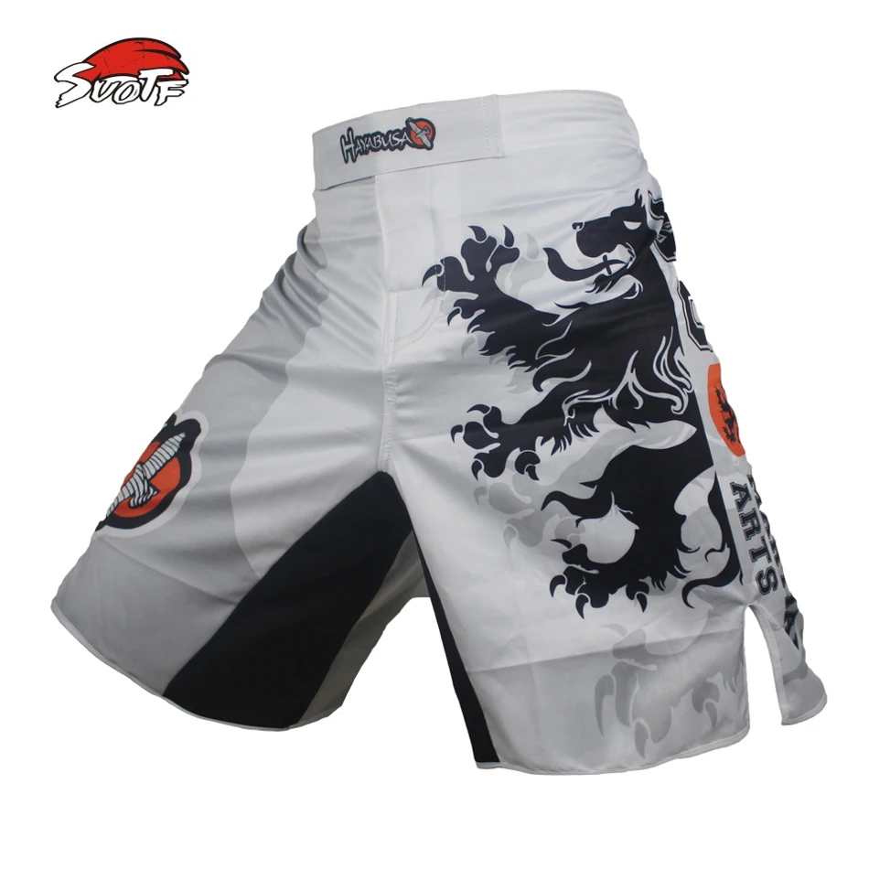 SUOTF MMA boxing cotton breathable sport training pants shorts Boxing Shorts muay thai boxing cheap mma shorts kickboxing shorts