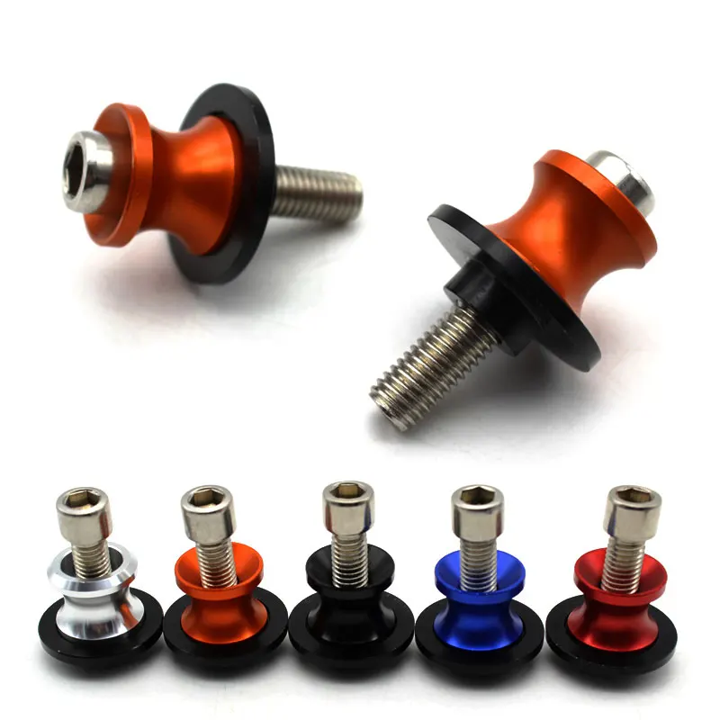 Nuoxintr High-quality aluminum motorcycle CNC bracket Bolt fixed 10mm screw slider for KAWASAKI ER6N Z750 Z750R Z250 Z1000