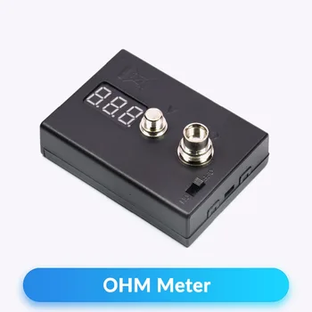 

Volcanee LED Resistance Tester OHM Meter Heating Coil DIY Tool for E Cigarette RTA RDA Atomizer Vape Accessories Ohm Reader
