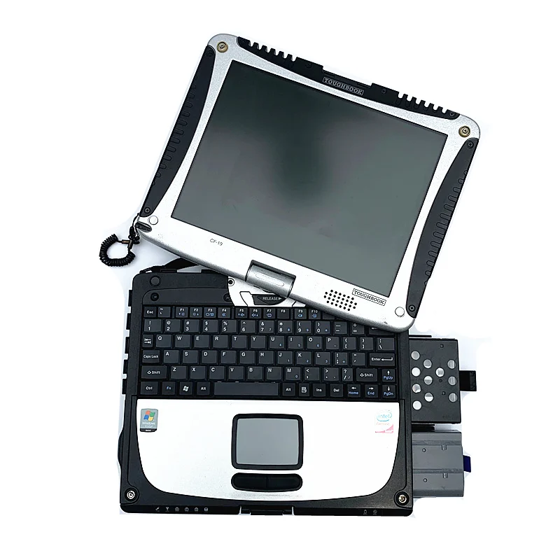 Для диагностического компьютера bmw toughbook cf19 ноутбук 4g ram и вращающийся экран icom a2