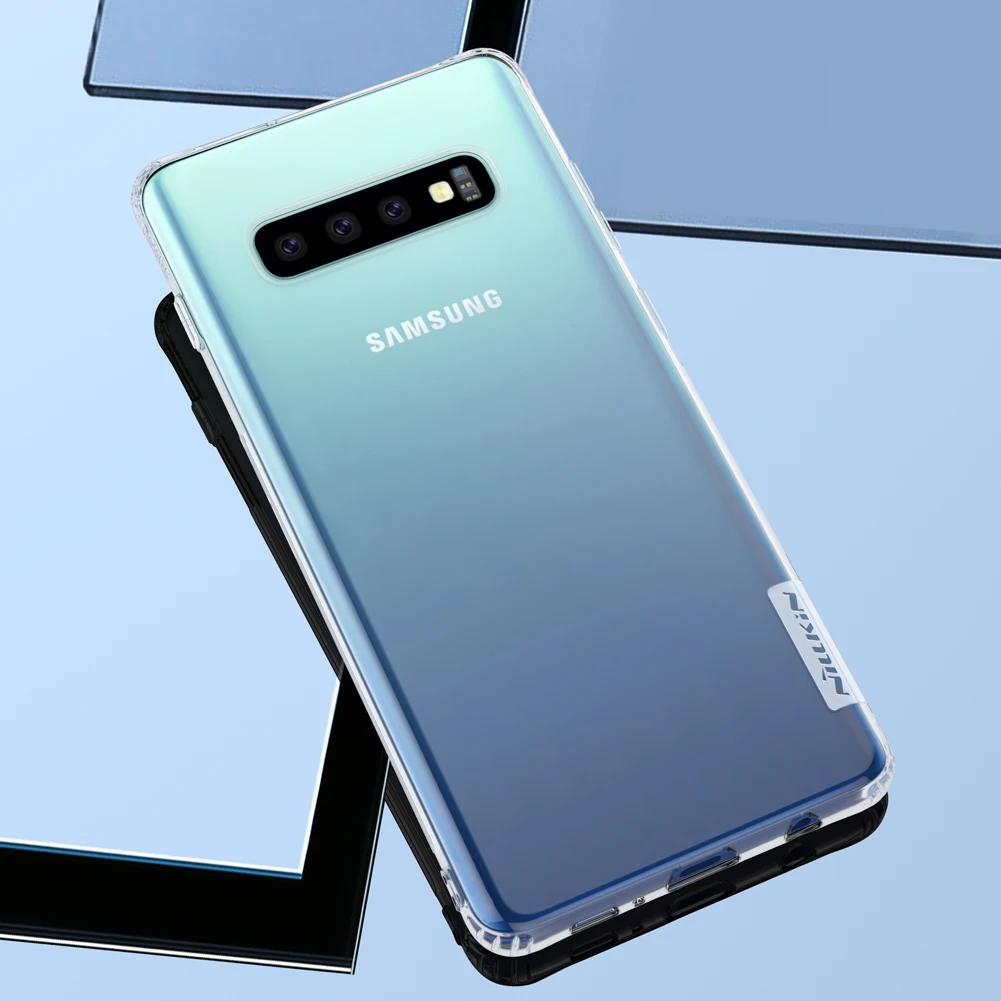 Мягкий чехол для samsung Galaxy S10 S10+ Plus Nillkin серии Nature, прозрачный TPU чехол для samsung Galaxy S10 Plus, чехол