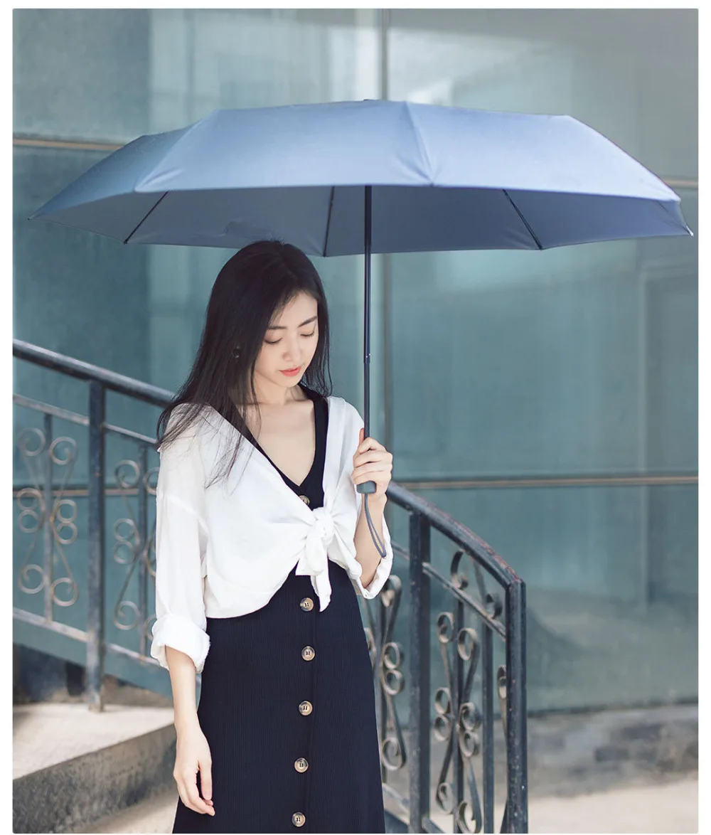 New Large and convenient all-purpose umbrella Light and portable umbrella Reinforced parasol Sun protection UPF40+ Anti-UV