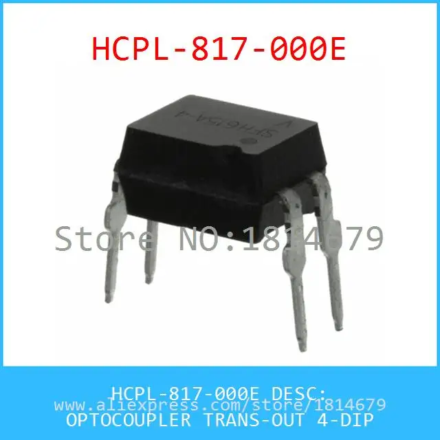 Бесплатная Доставка 3 Шт./лот HCPL-817-000E OPTOCOUPLER ТРАНС-OUT 4-DIP 817 HCPL-817 |
