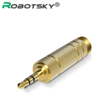 3.5mm 남성 6.5mm 여성 어댑터에 대 한 휴대 전화 PC 노트북 3.5 플러그 6.35 잭 스테레오 스피커 오디오 어댑터 변환기